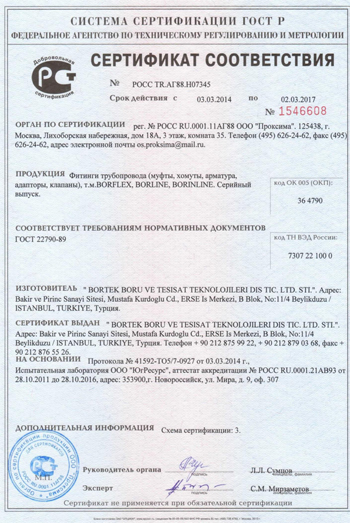Gost Certificate